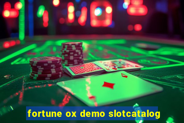 fortune ox demo slotcatalog